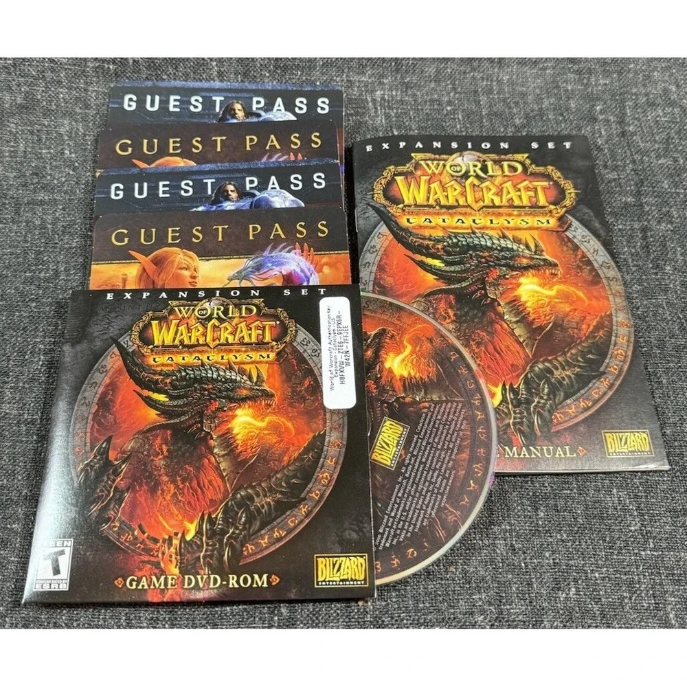 World of Warcraft: Cataclysm Expansion Set (Windows/Mac, 2010) Brand New